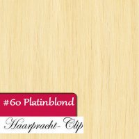 Clip in Extensions 280g Echthaar Haarverlngerung 60cm #60