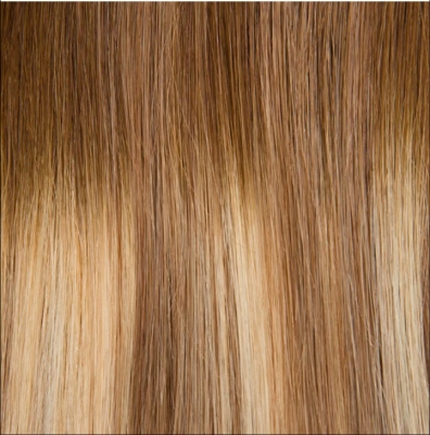 Clip in Extensions Echthaar Set 55cm Ombre Honey Clouds  #T8-14