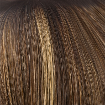 Clip-in-Extensions Set aus Echthaar in 60cm fr Haarverdichtung und Haarverlngerung! 280g Latte Brown #P4-8