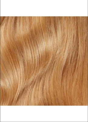 Ponytail 100% Echthaar 50cm Lnge #18 Caramelblond