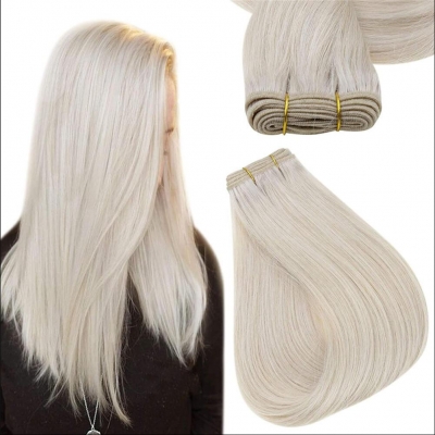 Tresse Remyhaar 100g Pearlblond 60A Volumizer in 50cm doppelt vernht!