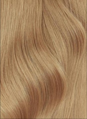 nahtloseClip in Extensions Echthaar 70cm Haarverlngerung #14 Butter-Caramelblond 300g