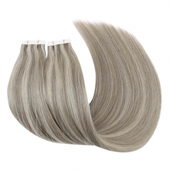 Tape Extensions - Echthaar 19-P60 BlondeBeige 40x Tape on Extensions 100g